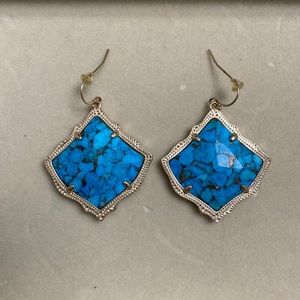 Blue Kendra Scott earrings
